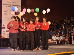 जयपुर में सड़क सुरक्षा पर अनूठा कार्यक्रम,  600 बच्चों ने सड़क हादसों में जान गंवा चुके लोगों को दी श्रद्धांजलि