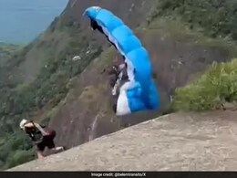 पैराग्लाइडिंग करते वक्त 820 फीट ऊंची चट्टान से नीचे गिरा स्काईडाइविंग ट्रेनर, वायरल हो रहा डरावना Video