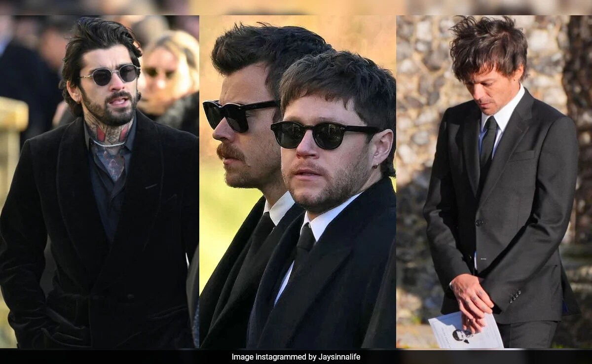 In Pics: Harry Styles, Niall Horan, Louis Tomlinson And Zayn Malik Break Down At One Direction Bandmate Liam Payne's Funeral