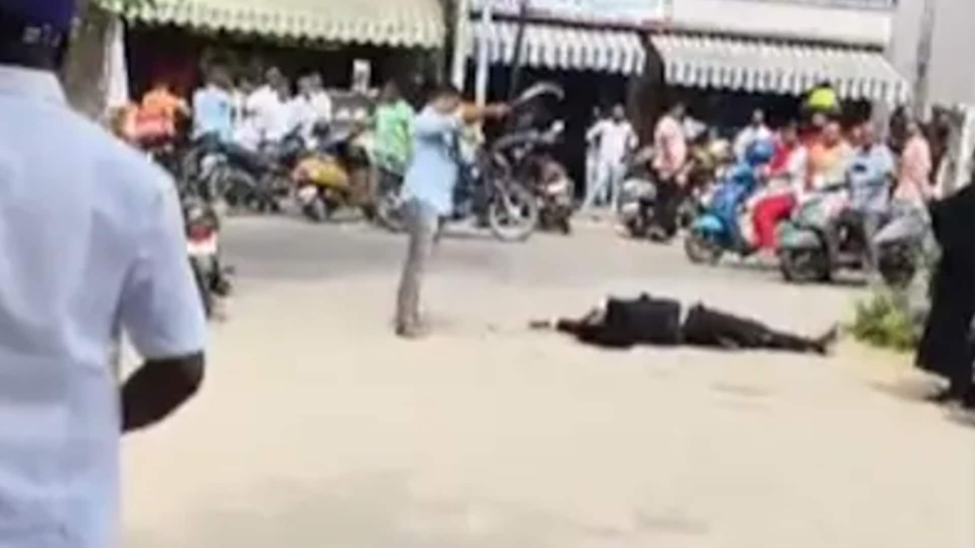 On Camera, Man Hacks Lawyer With Sickle On Road Outside Tamil Nadu Court