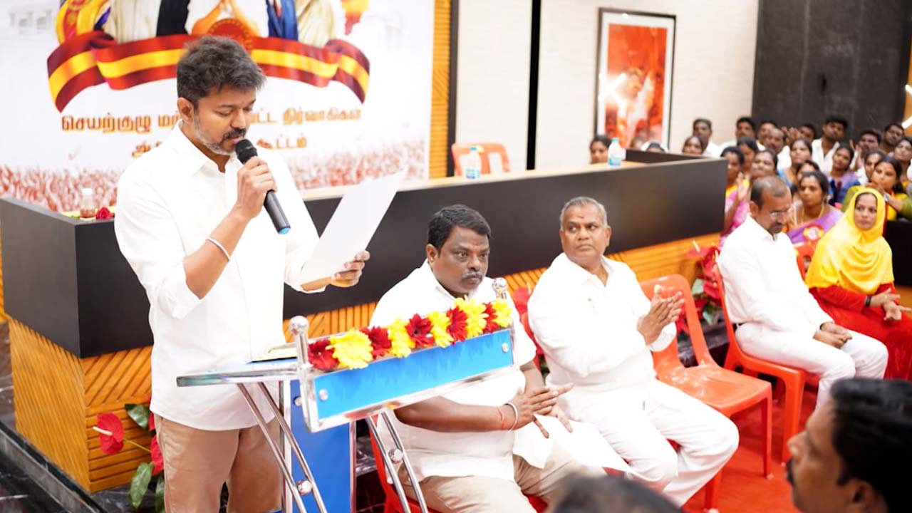 Actor Vijay's Party Opposes One Nation, One Election, NEET Hits Out At BJP, DMK