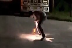 Karnataka Students Burst Cracker Inside Bag Full Of Petrol Near Fuel Tank Karnataka Students Burst Cracker Inside Bag Full Of Petrol Near Fuel Tank