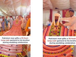 शादी में अनोखा तोहफा: माला की जगह पाकिस्तानी दूल्हे ने पहना नोटों का बिस्तर, देख हक्के बक्के रह गए यूजर्स शादी में अनोखा तोहफा: माला की जगह पाकिस्तानी दूल्हे ने पहना नोटों का बिस्तर, देख हक्के बक्के रह गए यूजर्स