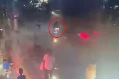 Video: Speeding Car Kills Man Bursting Crackers On Road In Pune Video: Speeding Car Kills Man Bursting Crackers On Road In Pune