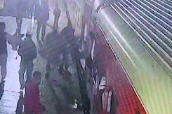 Video: Woman Falls From Moving Train In UP, Rescued By Cop Within Seconds Video: Woman Falls From Moving Train In UP, Rescued By Cop Within Seconds