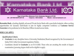 Karnataka Bank Recruitment 2024: Registration For Customer Service Associates Begins, Check Details Karnataka Bank Recruitment 2024: Registration For Customer Service Associates Begins, Check Details