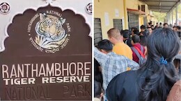 रणथंभौर नेशनल पार्क में पर्यटकों का हंगामा, वन विभाग पर टिकट की कालाबाजारी करने का आरोप