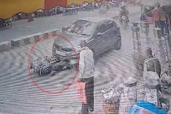 Car Rams Biker In UP, Drags Vehicle For 500 Metres Car Rams Biker In UP, Drags Vehicle For 500 Metres