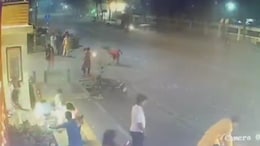 On CCTV, Speeding Car Kills Man Bursting Crackers On Road In Pune