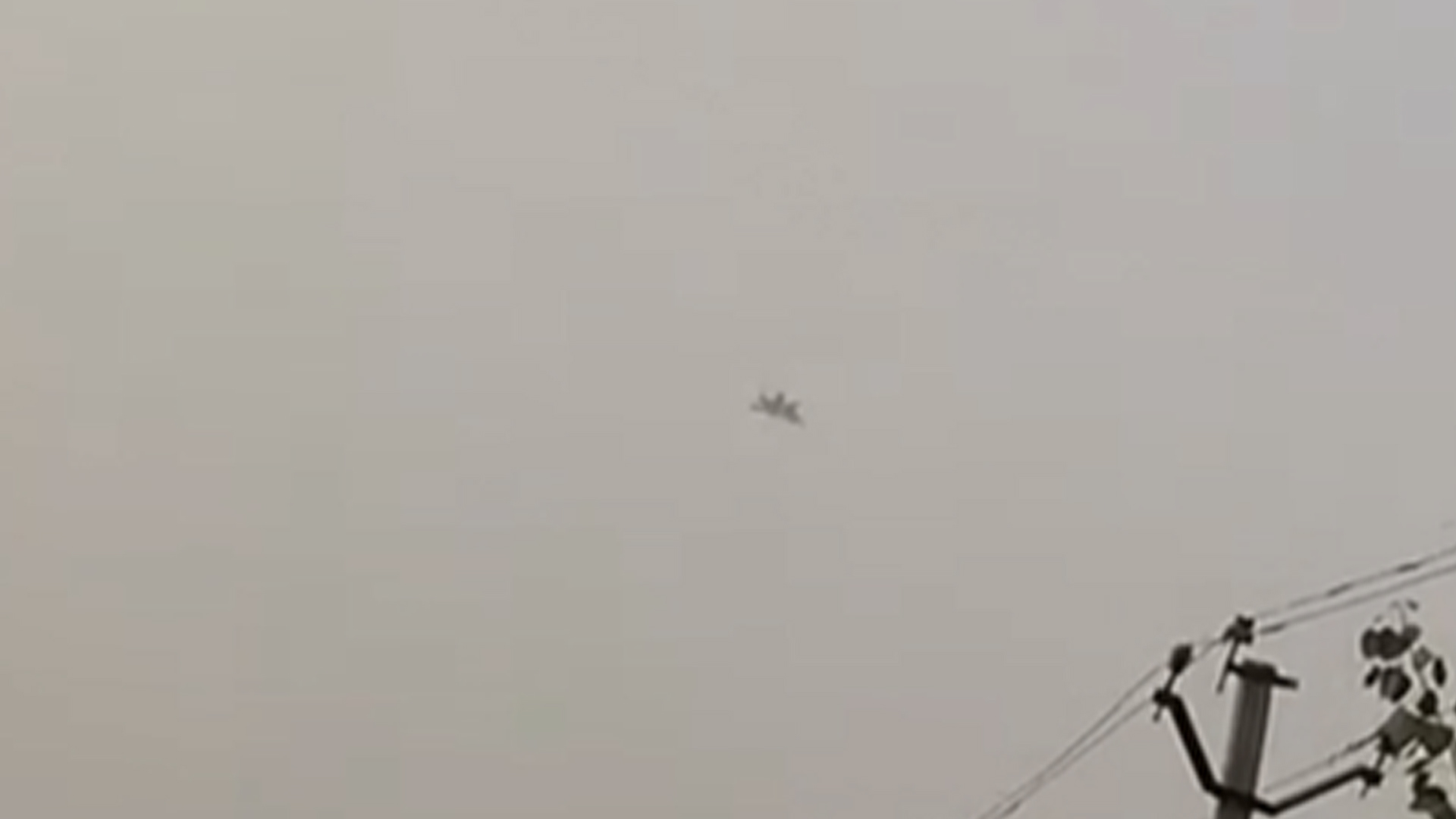 Video: MiG-29 Jet Spirals Downwards Before Crashing Near Agra