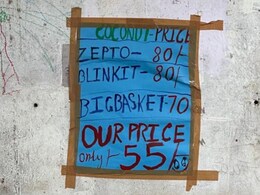 "Only Rs 55": Bengaluru Vendor Challenges Zepto, BlinkIt's Coconut Prices, Goes Viral