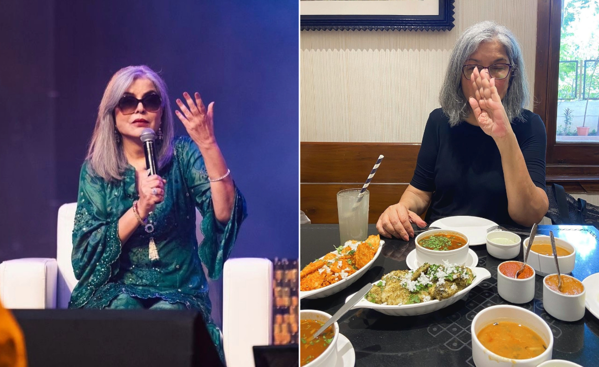Zeenat Aman Shows Us How To Have The Perfect Weekend.  Hint: It's Filled With Dosas And Idlis