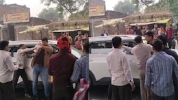 On Camera, Varanasi Cop Thrashed By Mob, His Family Waited Inside Car