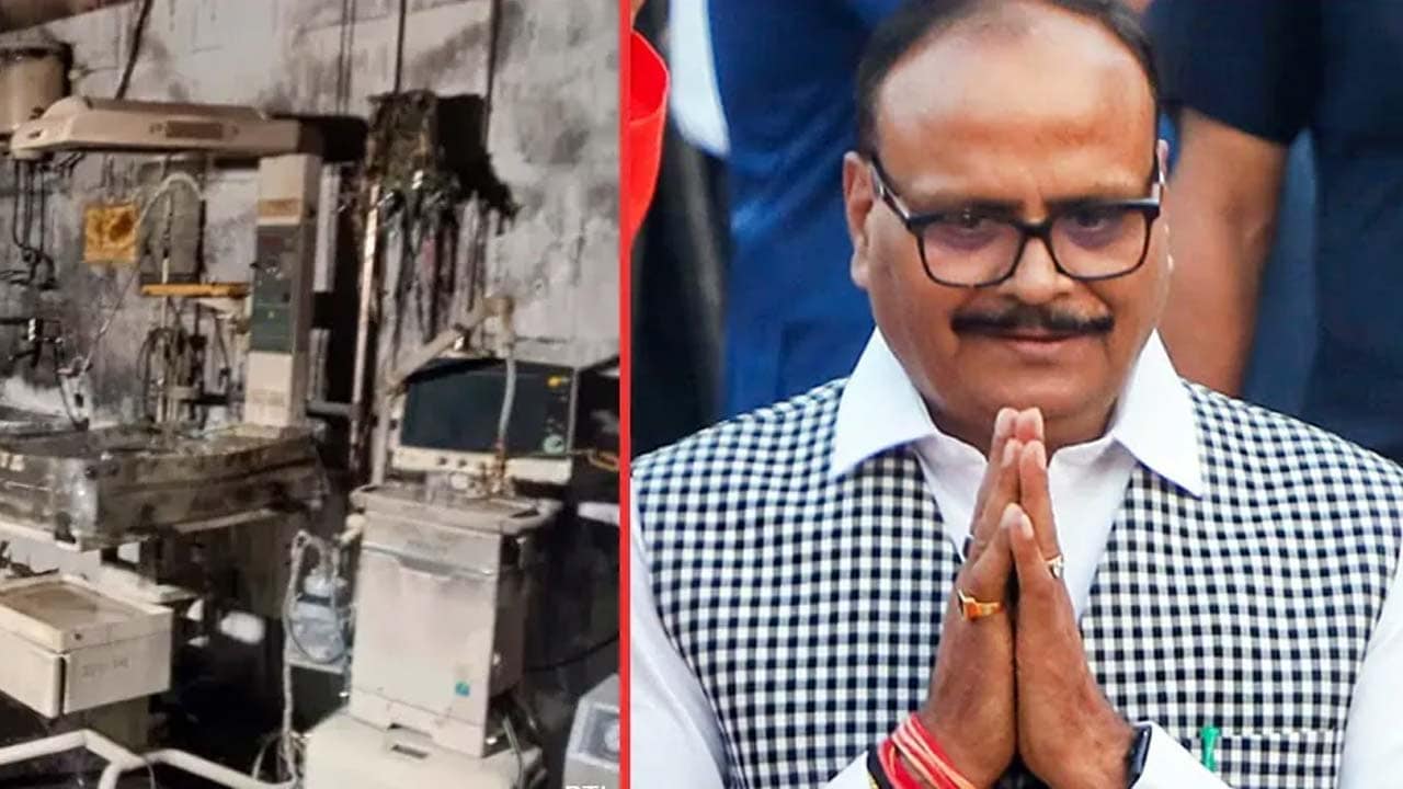 UP Deputy Chief Minister Brajesh Pathak At Jhansi Hospital, Promises Fair Probe