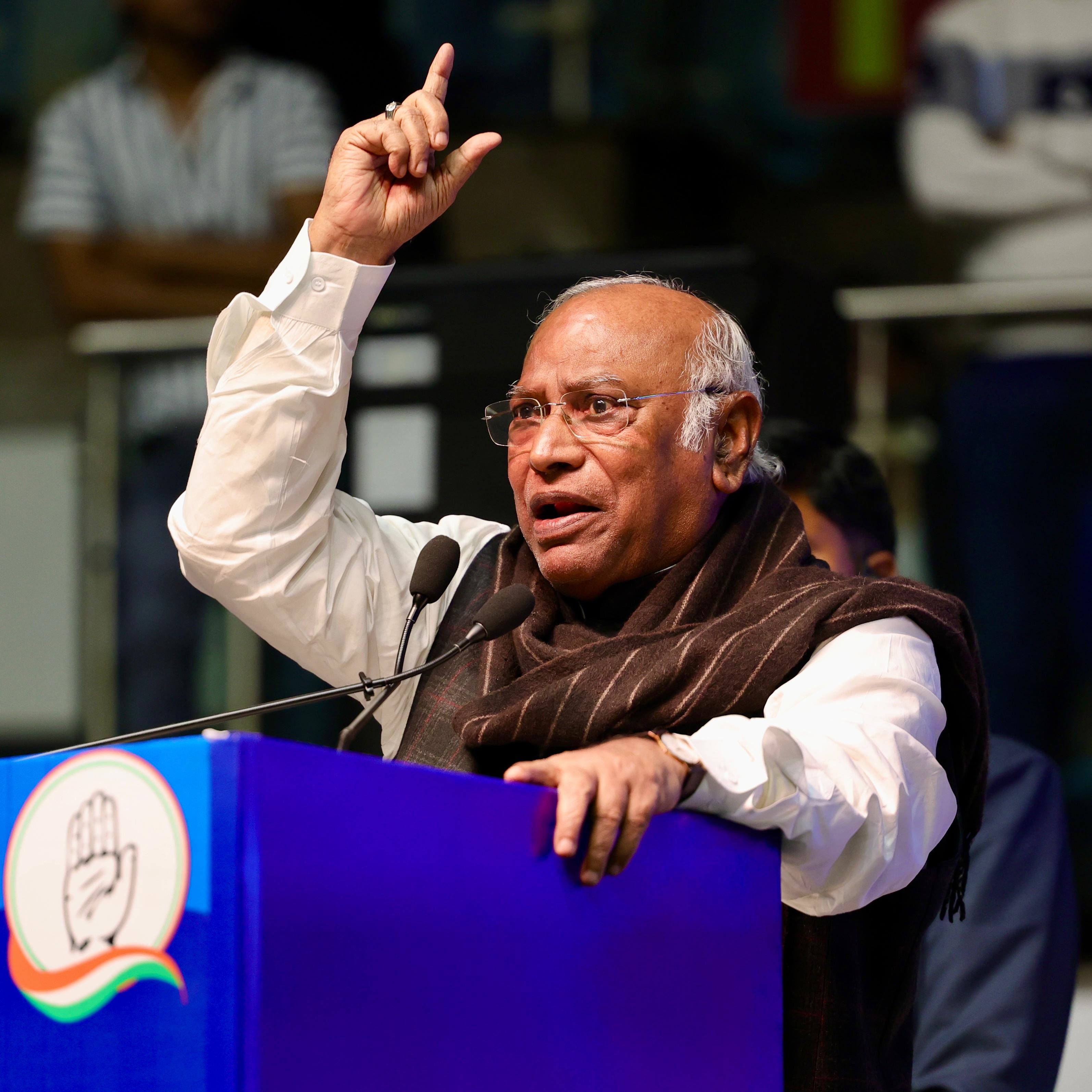 "Injuries On My Knees": M Kharge Writes To Speaker After Parliament Showdown