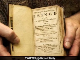 Rare Edition Of Niccolo Machiavelli's 'The Prince' To Fetch Rs 3.18 Crore At Auction Rare Edition Of Niccolo Machiavelli's 'The Prince' To Fetch Rs 3.18 Crore At Auction