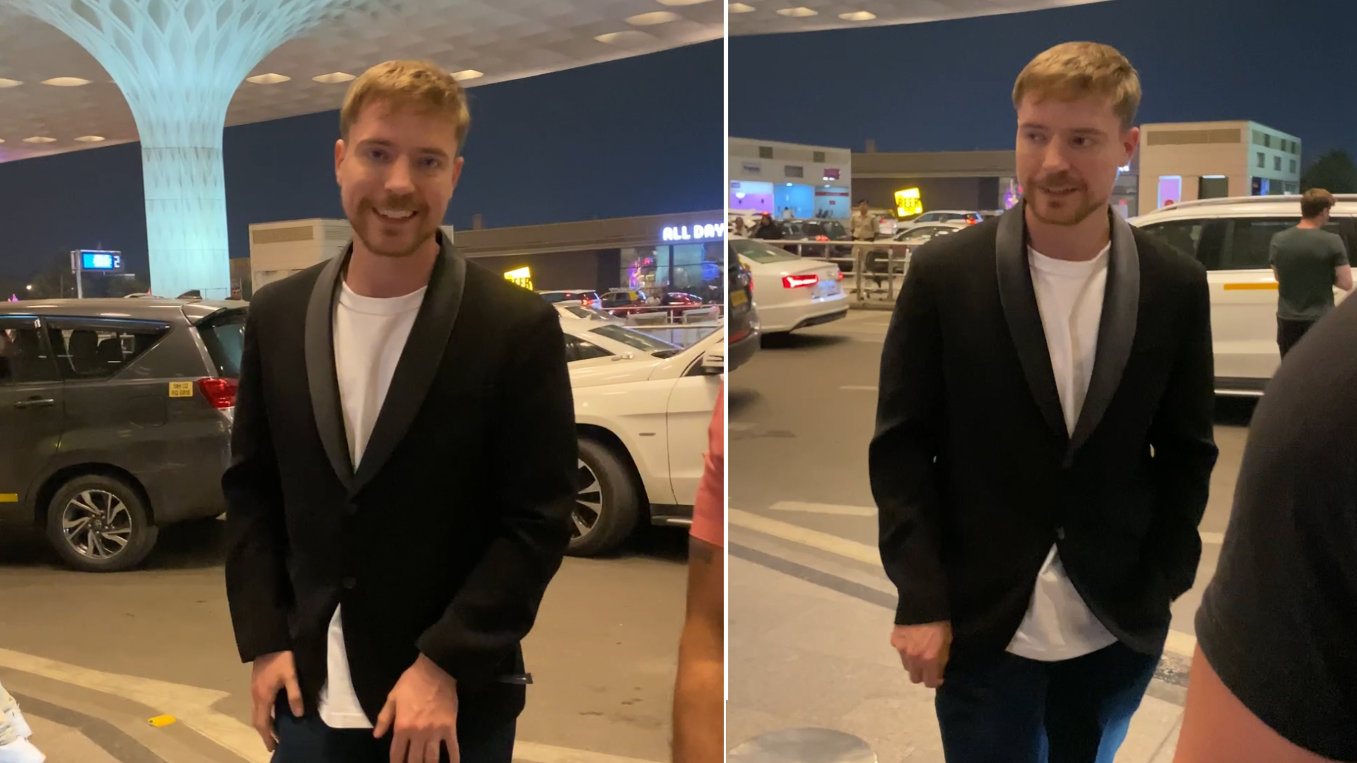 "Take Care, India": Mr Beast To The Paparazzi At The Mumbai Airport