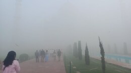 In Pics: Taj Mahal Disappears Behind Thick Blanket Of Smog