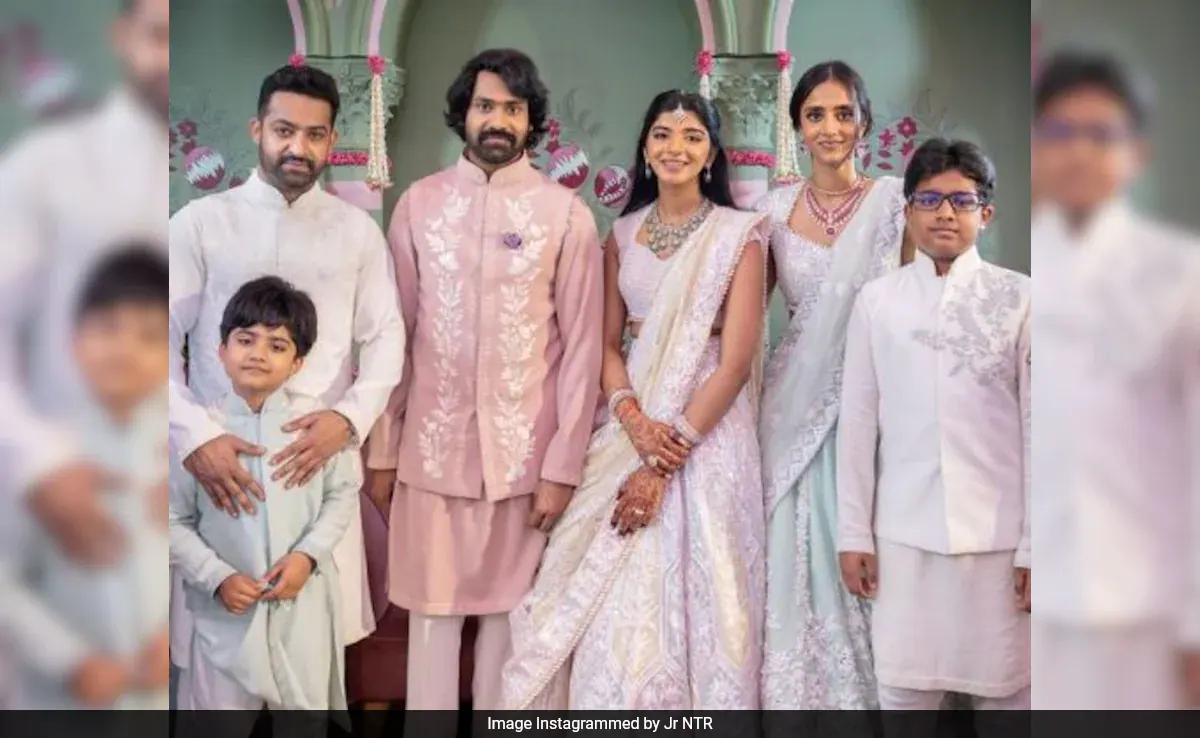 Jr NTR Attends Brother-In-Law Narne Nithiin's Engagement. See Viral Pics