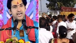 भीलवाड़ा में धीरेंद्र शास्त्री की कथा में धक्का-मुक्की, कई लोग चोटिल; पुलिस बोली- शांति का माहौल