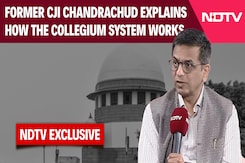 Former CJI Chandrachud At NDTV Conclave: "Collegium System Misunderstood" Former CJI Chandrachud At NDTV Conclave: "Collegium System Misunderstood"