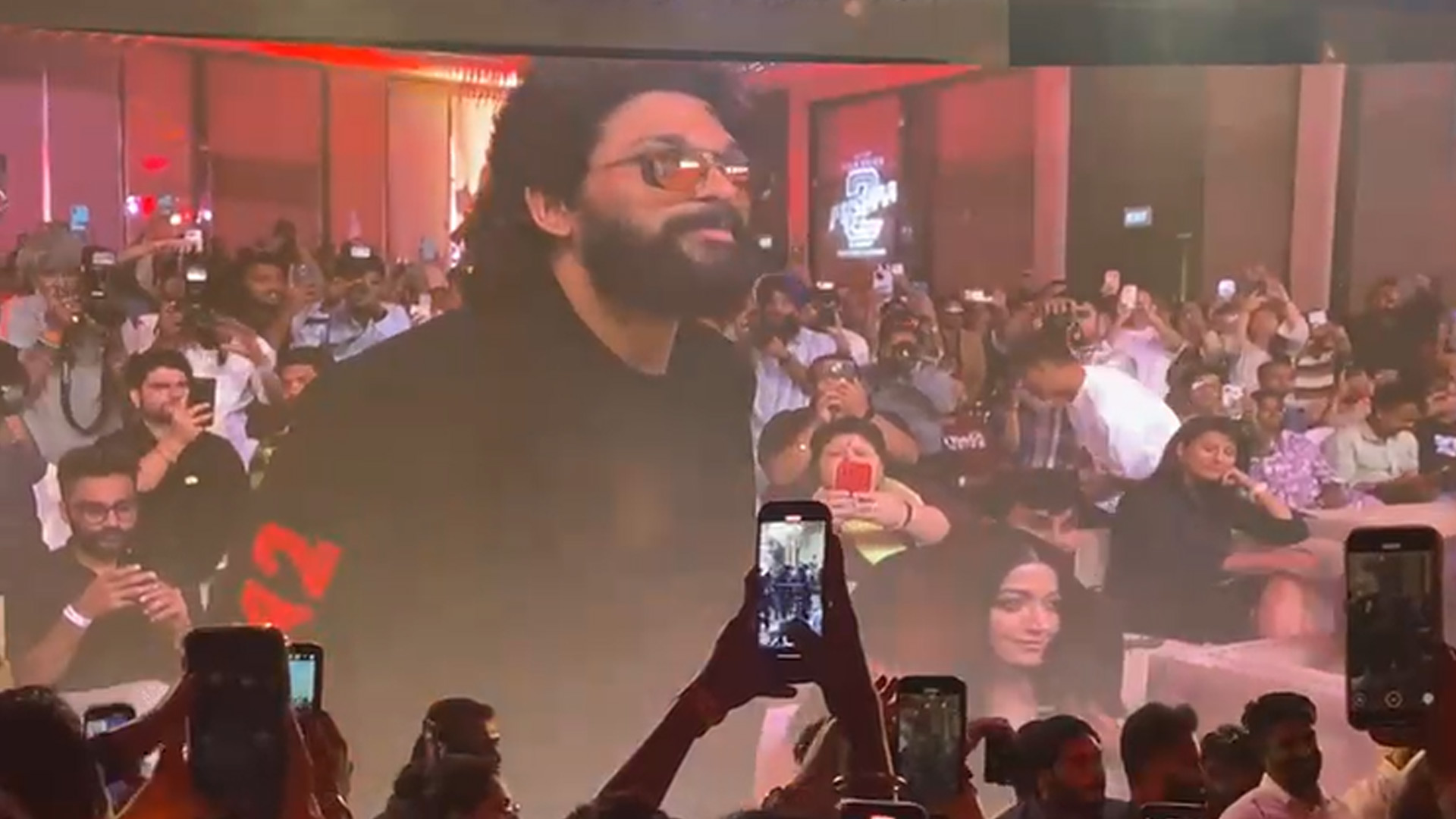 <i>Pushpa 2</i> Event: Allu Arjun And Rashmika Mandanna Arrive In Style