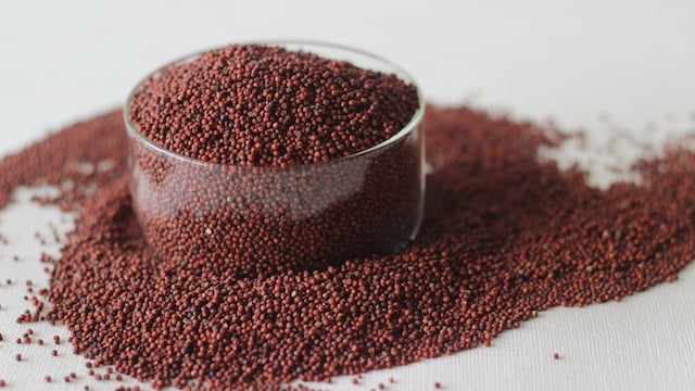 Ragi is rich in fibre and magnesium