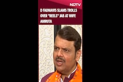 Devendra Fadnavis Slams Trolls Over "Reels" Jab At Wife Amruta Devendra Fadnavis Slams Trolls Over "Reels" Jab At Wife Amruta