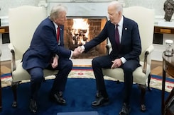 "Welcome Back": Biden Congratulates President-Elect Trump At White House "Welcome Back": Biden Congratulates President-Elect Trump At White House