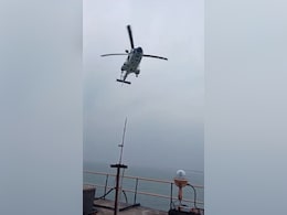 Video: Chopper Rescues 6 Tamil Nadu Fishermen Stranded For 36 Hours