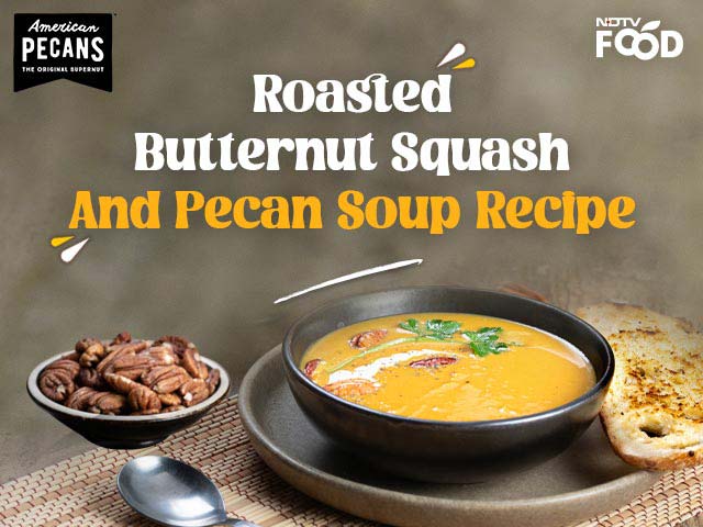 Roasted Butternut Squash And Pecan Soup Recipe