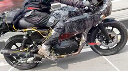 Royal Enfield 750 cc Cafe Racer Motorcycle Spied Testing