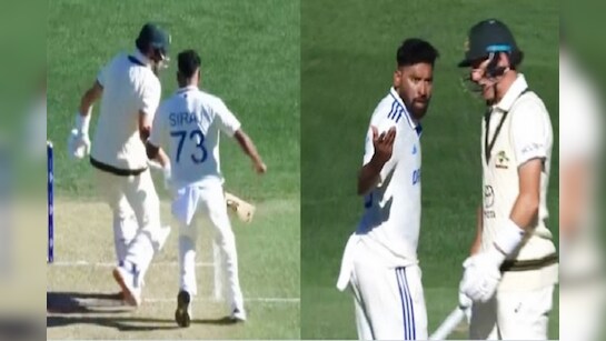 IND vs AUS: मार्नस लाबुशाने ने मोहम्मद सिराज से लिया लाइव मैच में पंगा, आपस  में एक दूसरे से भिड़े, मचा बवाल | Mohammed Siraj vs Marnus Labuschagne  fight viral During 1st