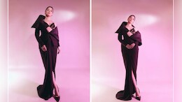 Tamannaah Bhatia's Peek-A-Boo Structured Black Gown With A Bralette Has Everything Needed To Turn Heads Around