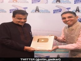 "Symbol Of People's Trust": Nitin Gadkari Awarded YouTube's 'Golden Button' "Symbol Of People's Trust": Nitin Gadkari Awarded YouTube's 'Golden Button'
