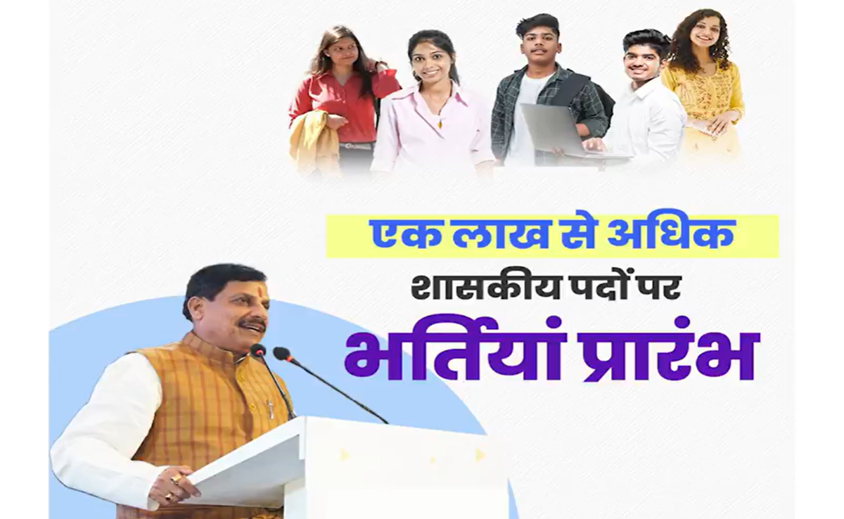 MP के CM ने बेरोजगारों को दी बड़ी खुशखबरी, इन विभागों में होगी 2.5 लाख&nbsp;युवाओं&nbsp;की&nbsp;भर्ती