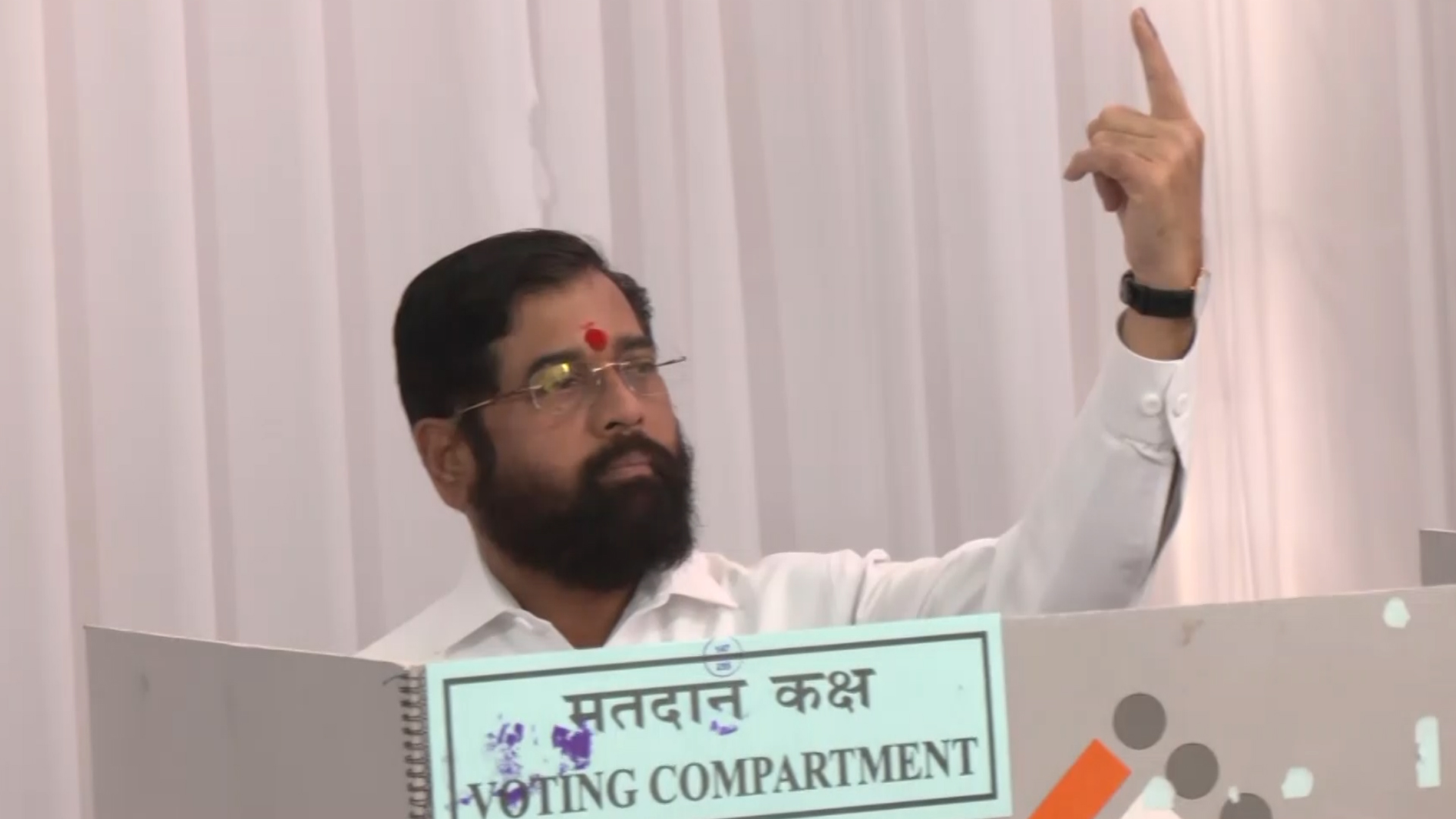 Mahayuti Will Win With A Thumping Majority": Eknath Shinde After Casting His Vote From Thane