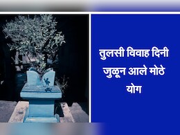 Tulsi Vivah: तुळशीचे लग्न कधी आहे? यंदा जुळून आले दोन महत्त्वपूर्ण योग, जाणून घ्या मुहूर्त आणि महत्त्व  Tulsi Vivah: तुळशीचे लग्न कधी आहे? यंदा जुळून आले दोन महत्त्वपूर्ण योग, जाणून घ्या मुहूर्त आणि महत्त्व