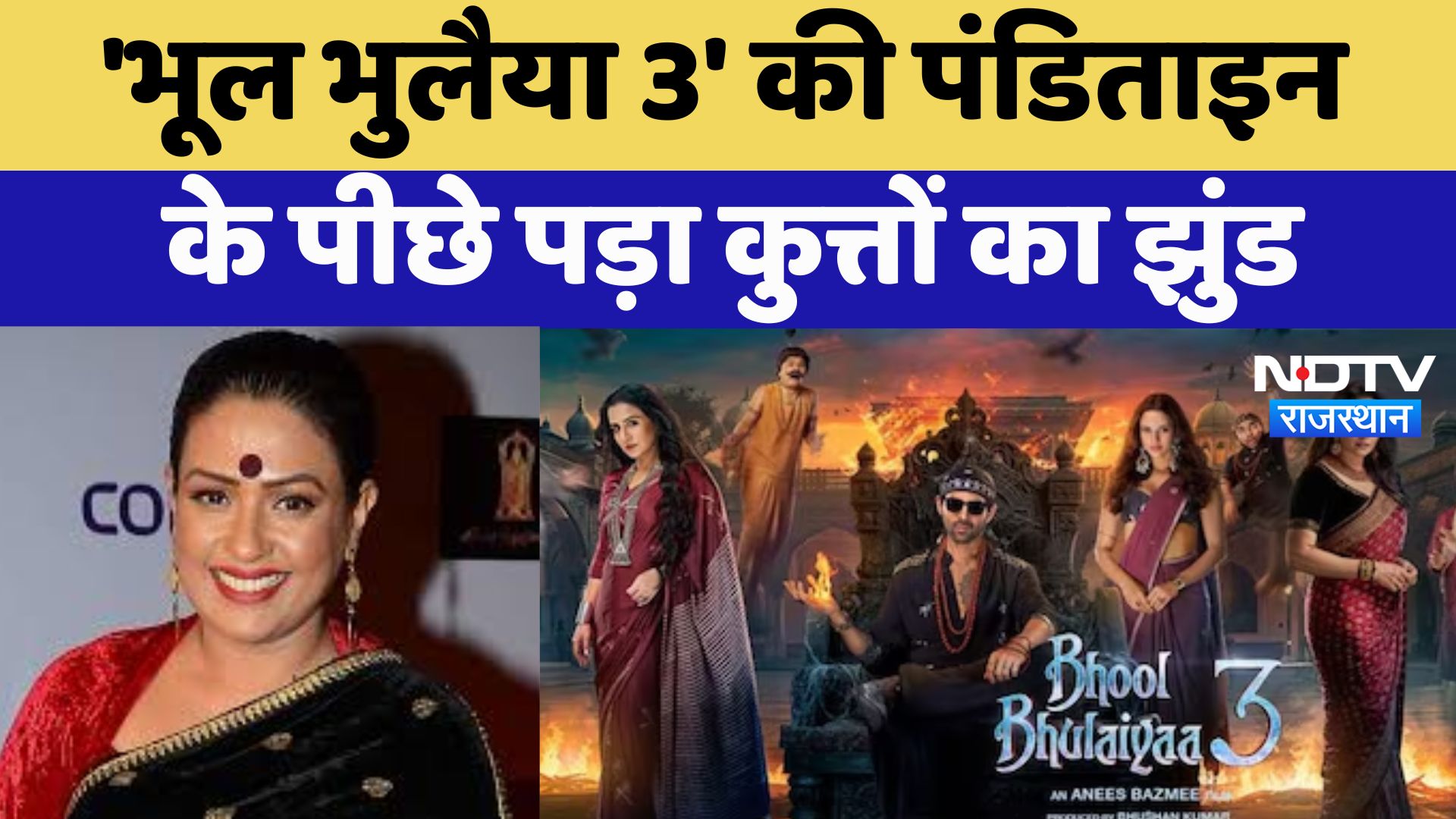 Ashwini Kalsekar NDTV Exclusive: 'Bhool Bhulaiyaa 3' की पंडिताइन के पीछे पड़ा कुत्तों का झुंड