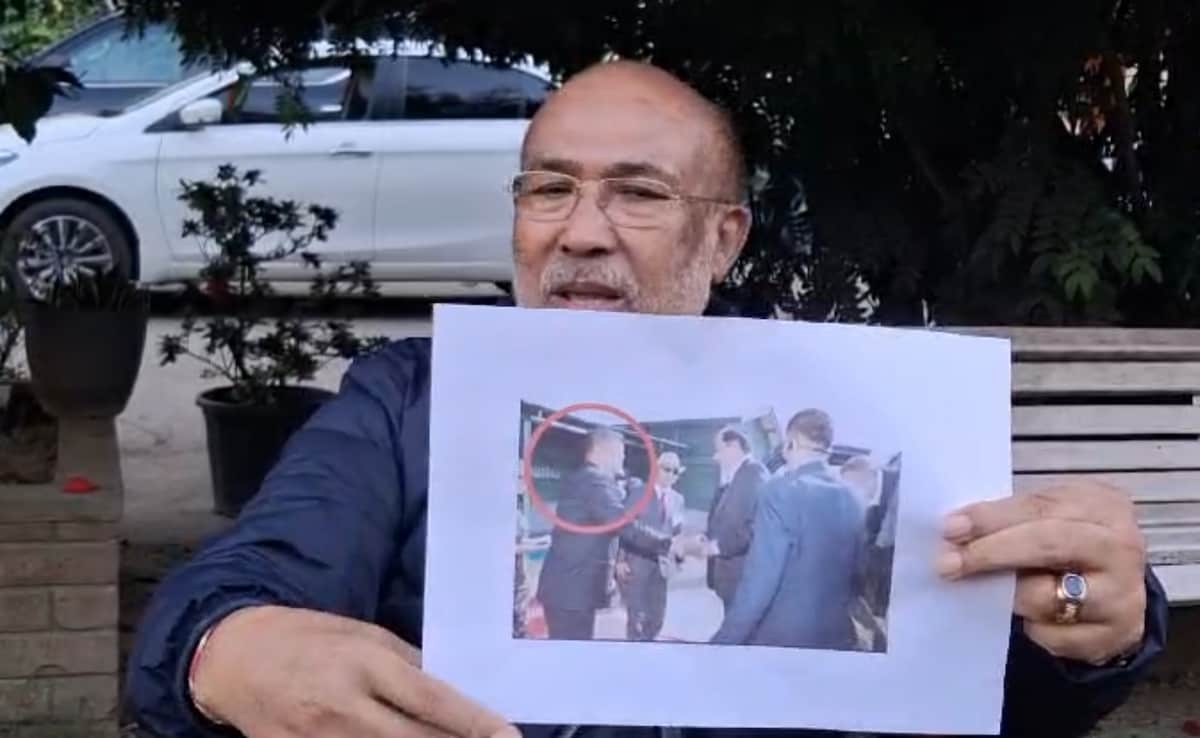 'P Chidambaram Signed Deal With Myanmar-Born Militant In 2008': Biren Singh