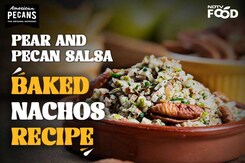 Pear And Pecan Salsa With Baked Nachos Recipe Pear And Pecan Salsa With Baked Nachos Recipe