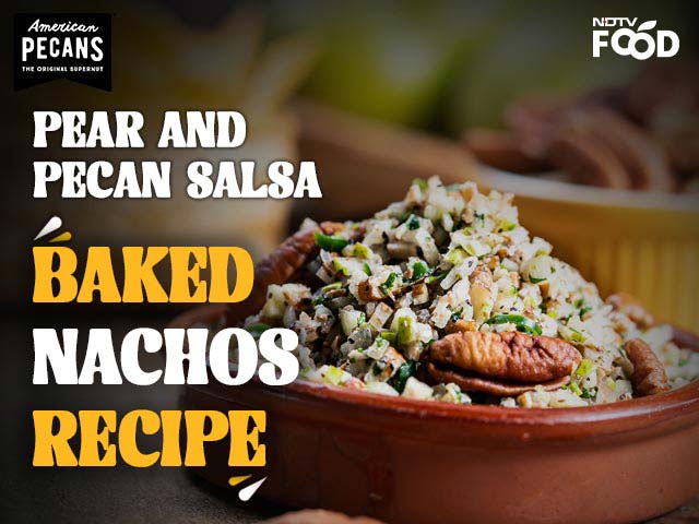 Pear And Pecan Salsa With Baked Nachos Recipe