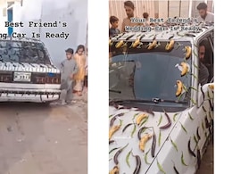 पहले नहीं देखी होगी दूल्हे की ऐसी कार, फूल-माला नहीं मिर्ची-बैंगन से किया गया डेकोरेट, लोगों ने ली मौज