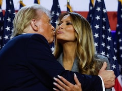 Trump Praises Wife Melania, Pauses Victory Speech To Kiss Her On Cheek