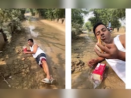 व्यूज के लिए सारी हदें पार करते दिखा ये एक्स बिग बॉस कंटेस्टेंट, ब्रेड के साथ कीचड़ खाते दिखे