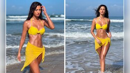 Disha Patani Is Sunshine On An Autumn Day In A Bright Yellow Swim Set