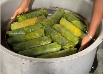 Viral Video Shows How Gujarati Paatra Is Made, Leaves Internet In Awe Viral Video Shows How Gujarati Paatra Is Made, Leaves Internet In Awe