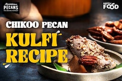 Chikoo Pecan Kulfi Recipe Chikoo Pecan Kulfi Recipe