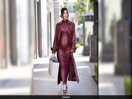 Megan Fox Is Already Dressing Her Baby Bump For The Holidays In A Sheer Burgundy Dress Megan Fox Is Already Dressing Her Baby Bump For The Holidays In A Sheer Burgundy Dress