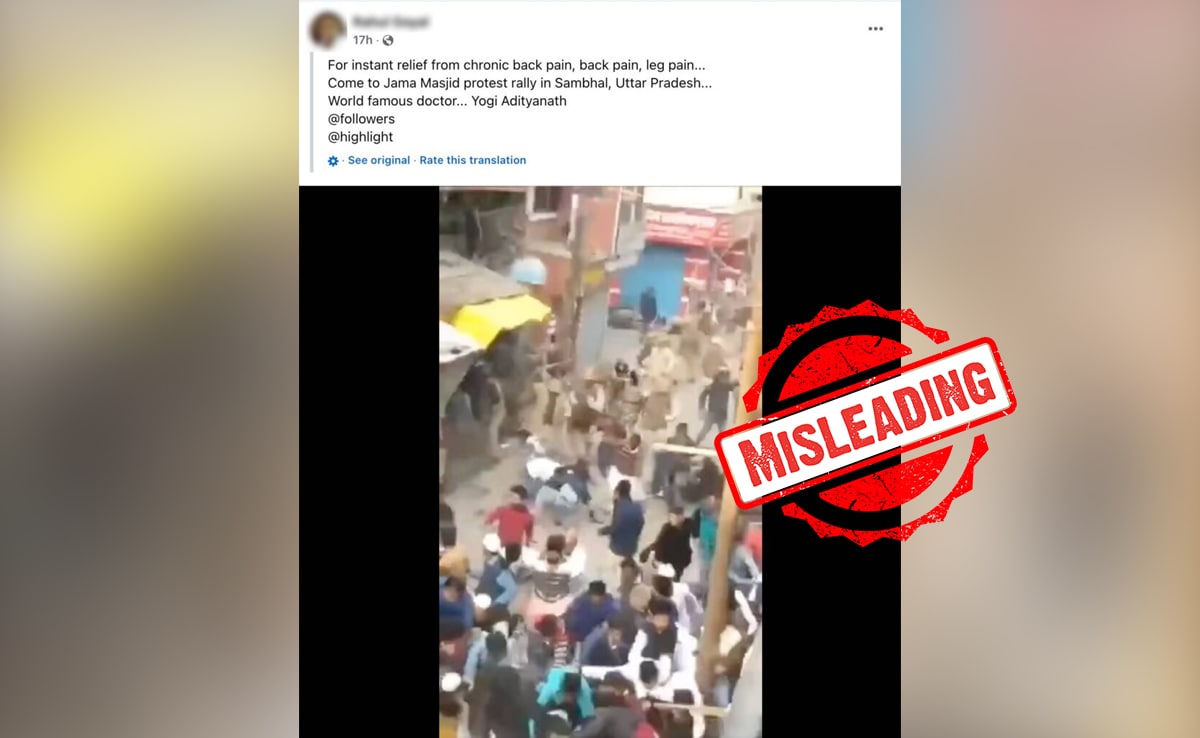 Fact Check: 2019 Anti-CAA Protest Video Linked To Sambhal Mosque Violence